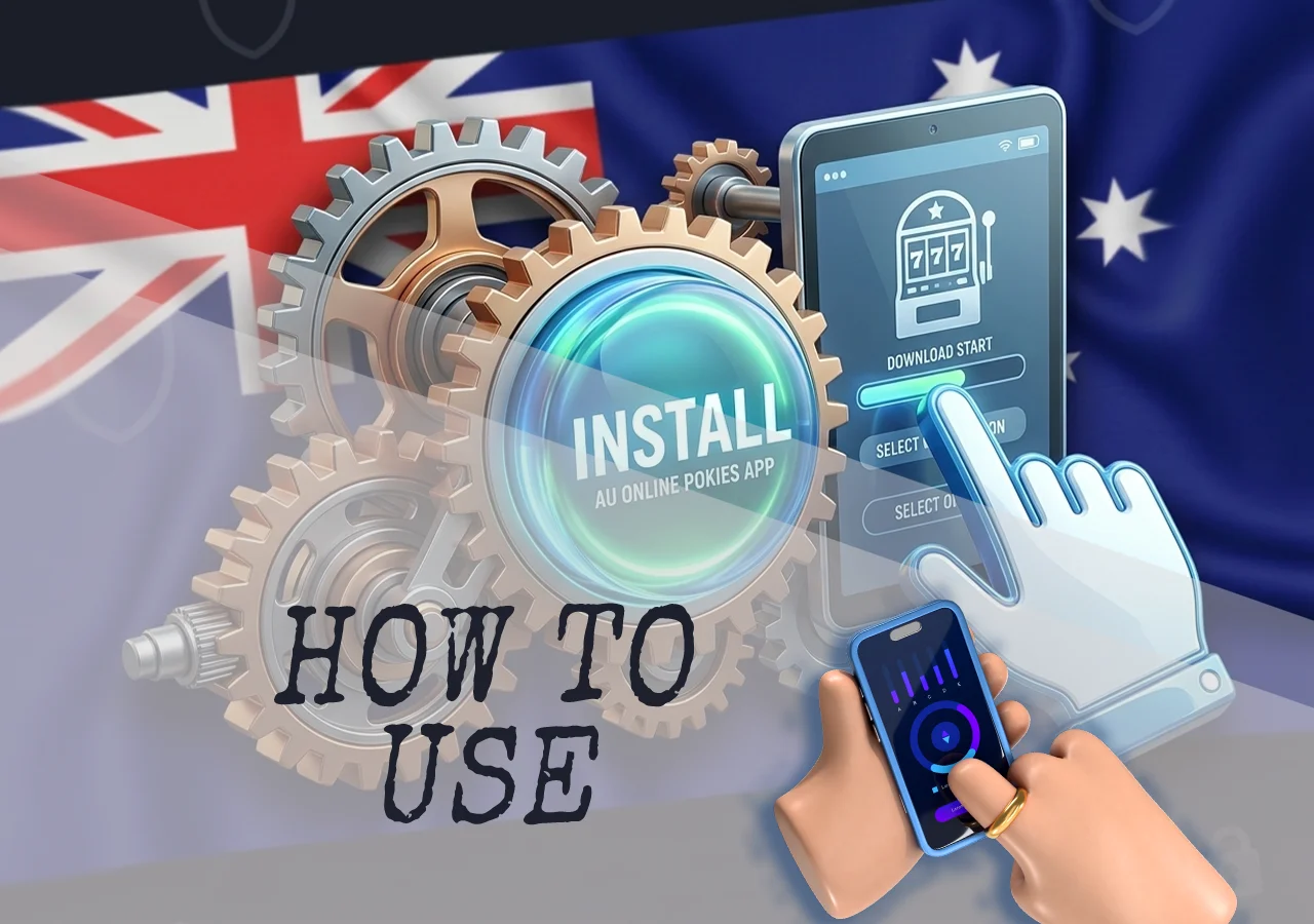 Step by step guide on how to install and use mobile apps.
