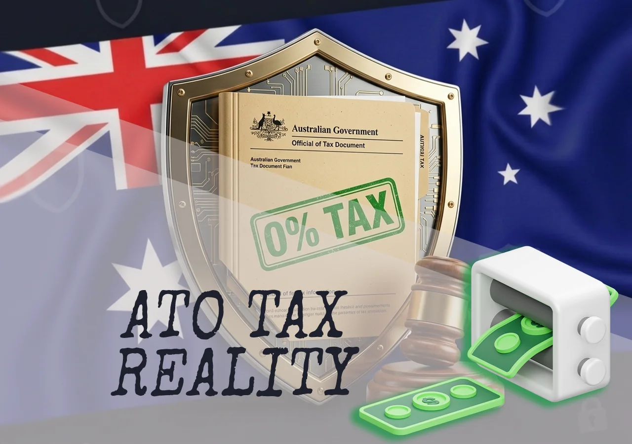 Legal reality and Australian taxation rules regarding online casino jackpot wins.